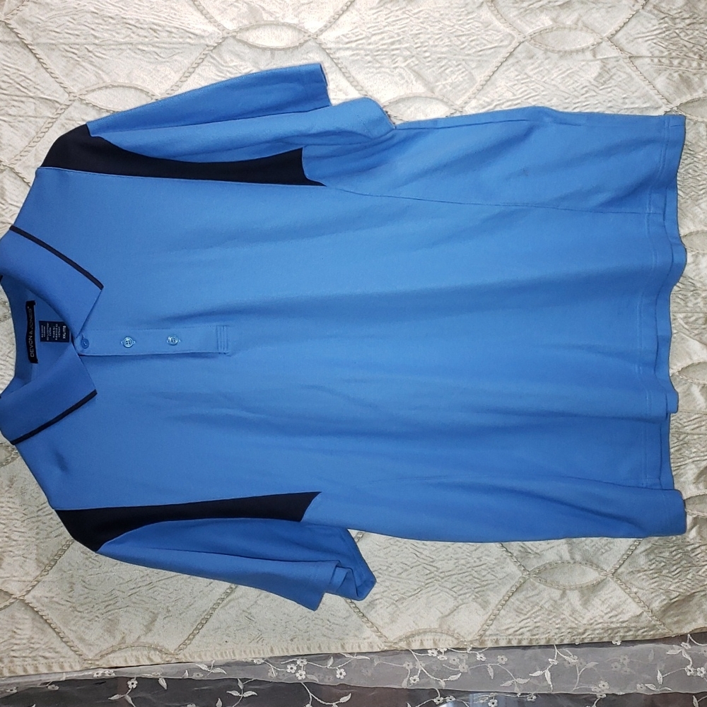 Blue ,Black men's polo golf  shirt.